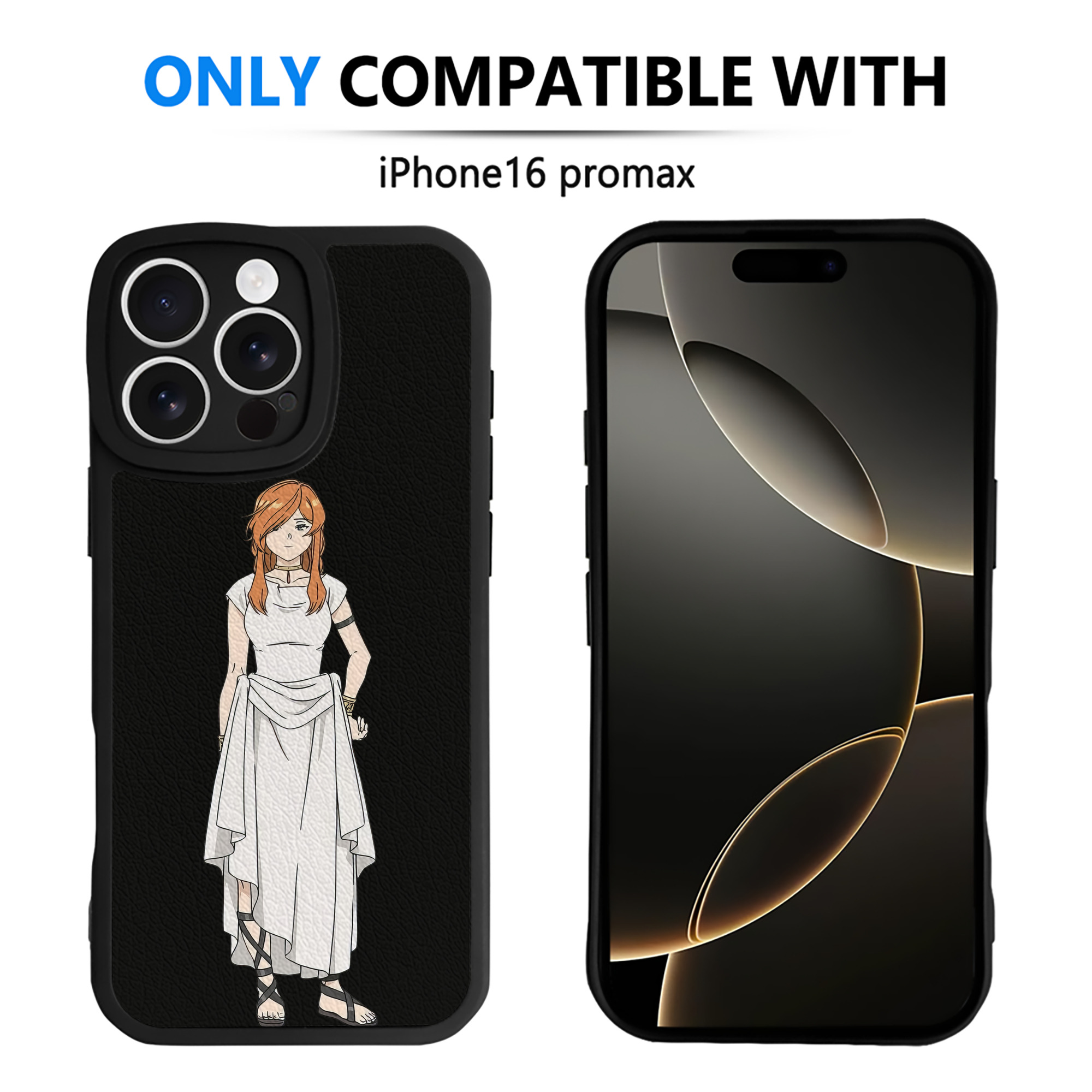 （画像用） 葬送のフリーレン Frieren 【iPhone 16シリーズ対応】シリコンスマホケース（レザー調） 材質：シリコン